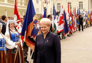 Lietuvos Prezidentė Dalia Grybauskaitė.