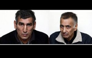 Armėnijos kalėjime įkalinti azerbaidžaniečiai Dilgamas Askerovas ir Šachbazas Gulijevas.