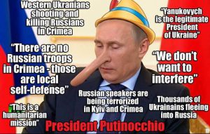 Rusijos prezidentas Vladimiras Putinas - melagių melagis.
