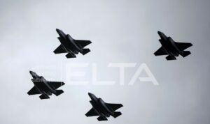 Danijoje - pirmieji nauji F-35 naikintuvai. EPA-ELTA nuotr.
