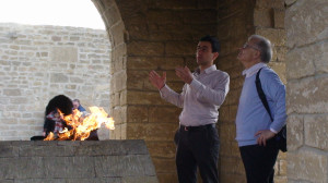 Ugnies garbintojų muziejuje prie Baku. Slaptai.lt nuotr.