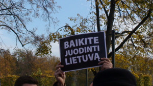 Baikite juodinti Lietuvą. Slaptai.lt nuotr.