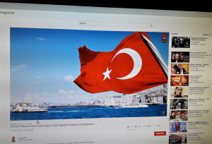 Turkijos vėliava. Slaptai.lt nuotr.