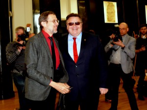 Laimingi ir prof. L.Mažylis, ir ministras L.Linkevičius