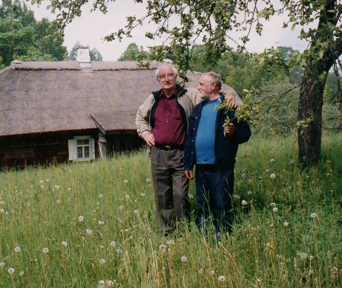 Du bičiuliai. Vytautas Visockas ir Vygandas Račkaitis